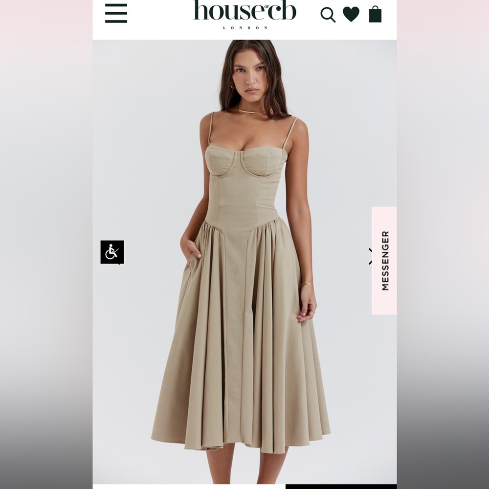 House of CB Samaria Dress Small NWOT